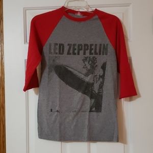 Led Zeppelin baseball t